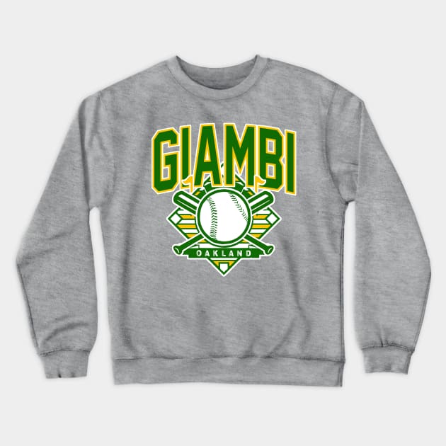 Vintage Oakland Giambi Crewneck Sweatshirt by funandgames